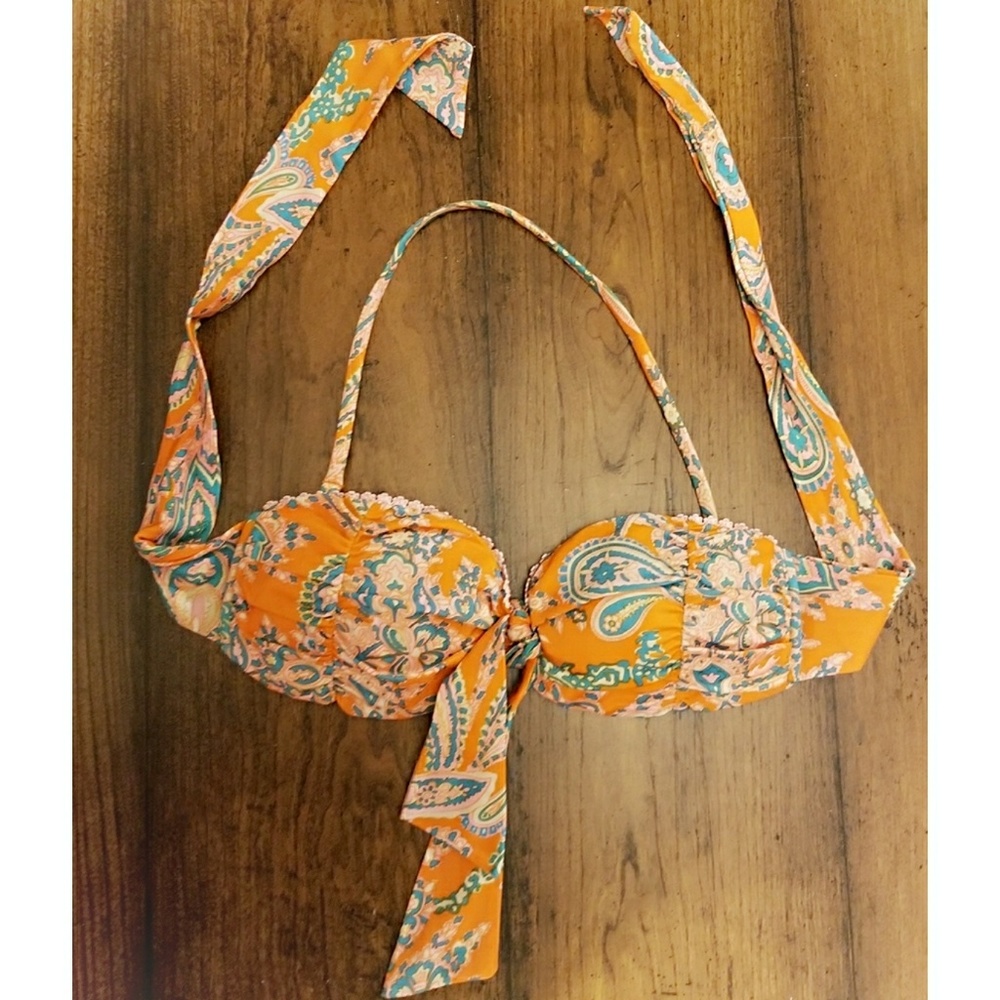 Billabong Bikini Top Orange Paisley small